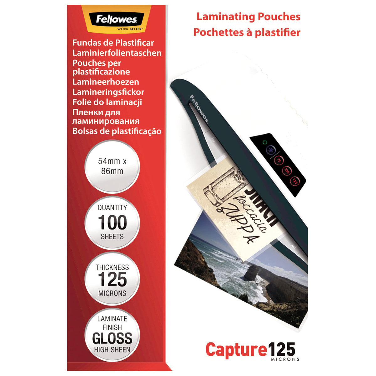 Fellowes Lamineringsfickor Blank
