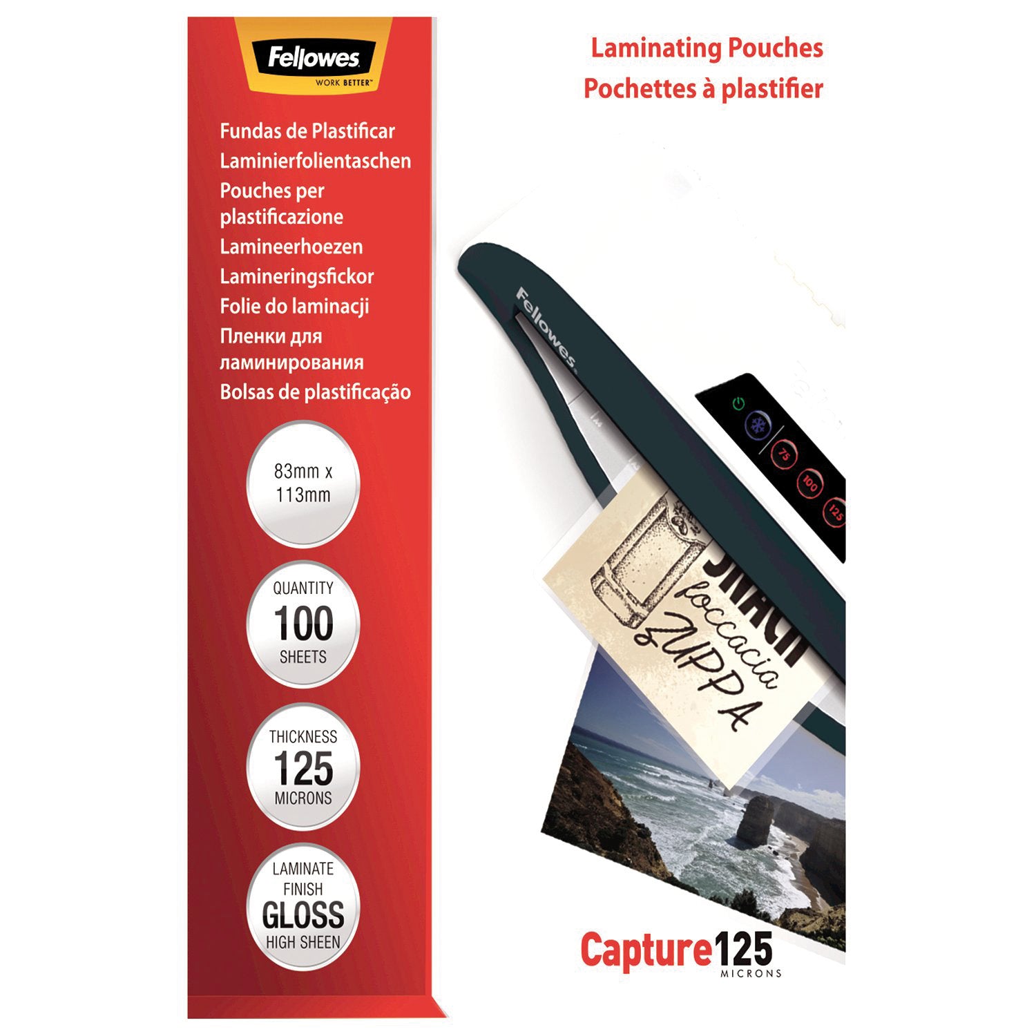 Fellowes Lamineringsfickor Blank