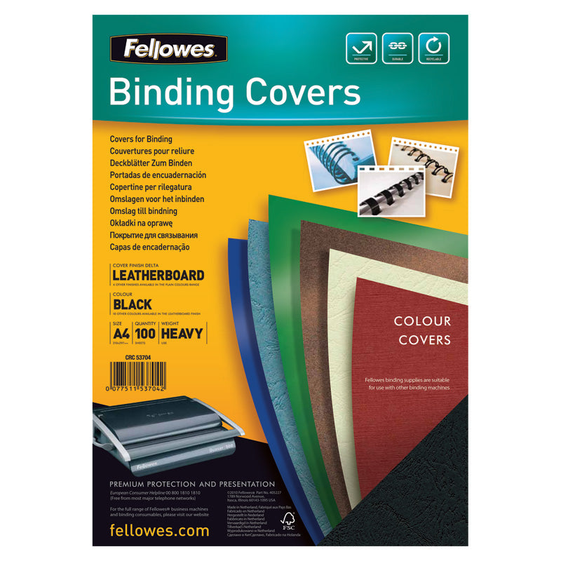 Fellowes Bindningsomslag 100-pack