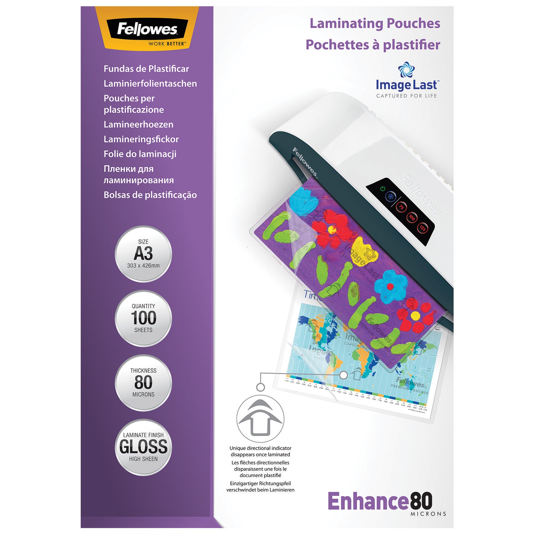 Fellowes Lamineringsfickor Blank