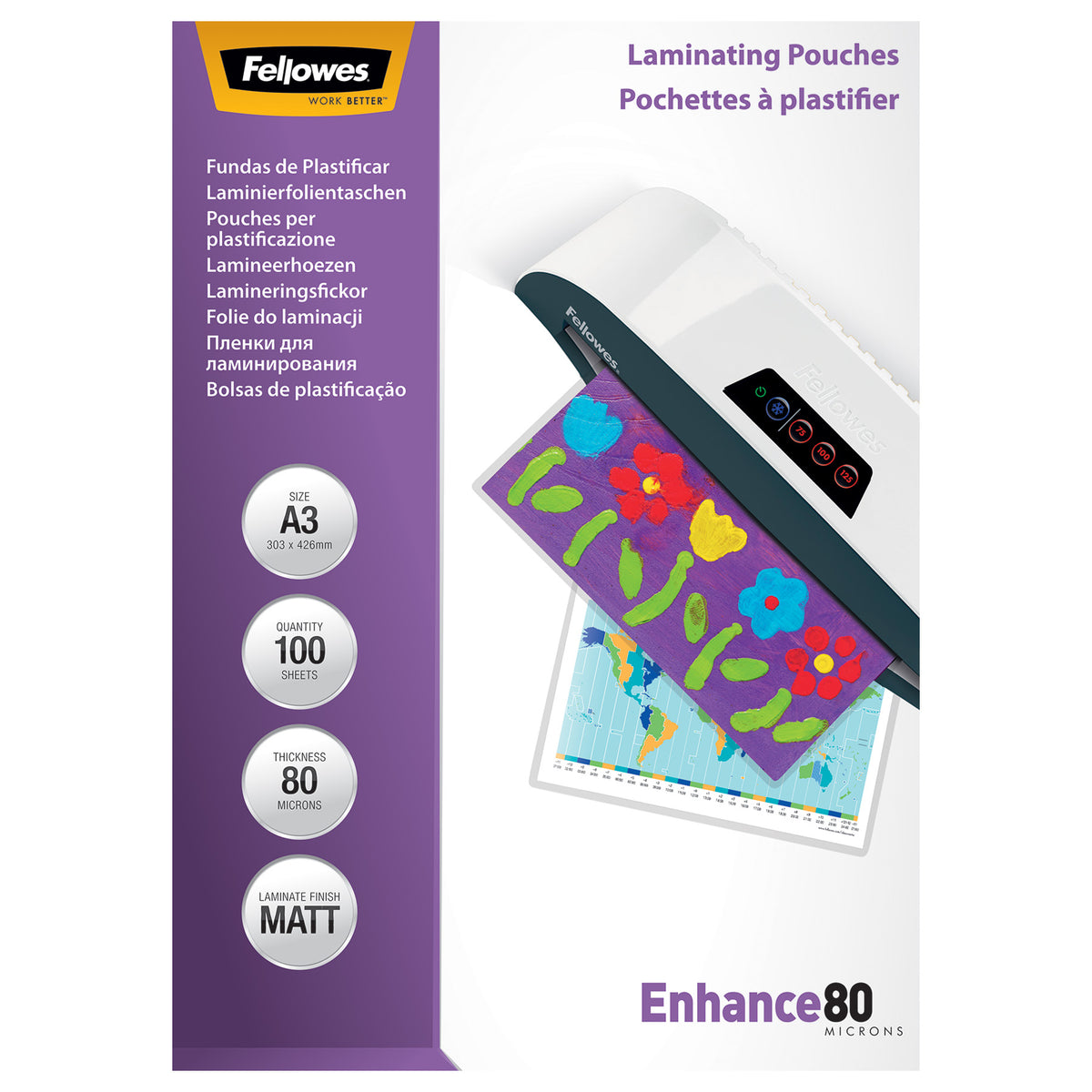 Fellowes Lamineringsfickor Matt