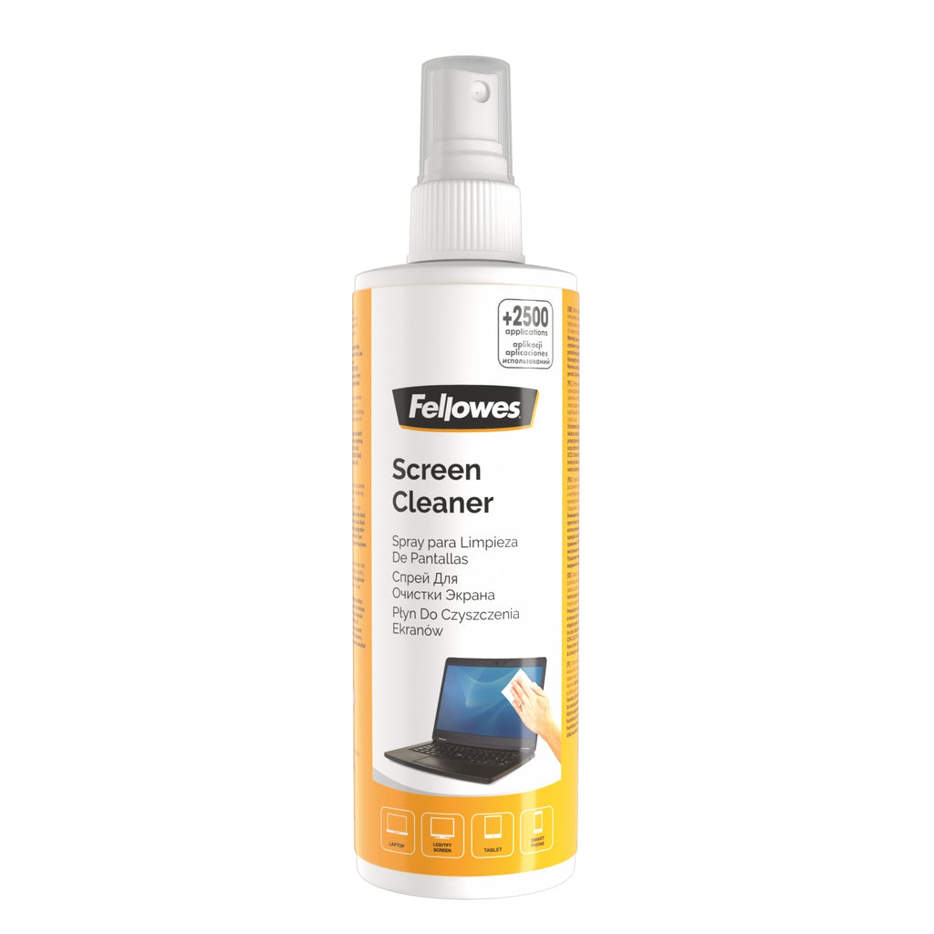 Fellowes Skärmrengöringsspray 250 ml