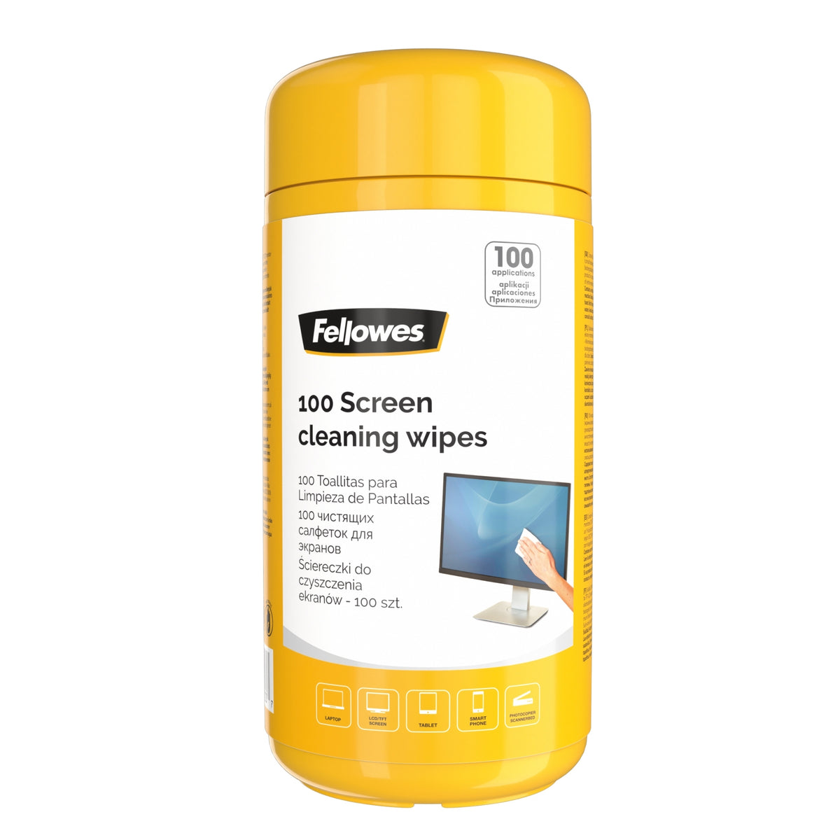 Fellowes Skärmrengöringsservetter 100st