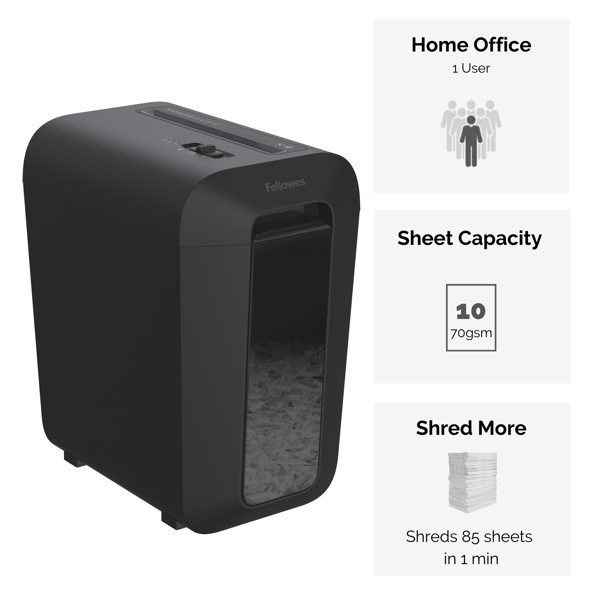 Fellowes Dokumentförstörare LX65