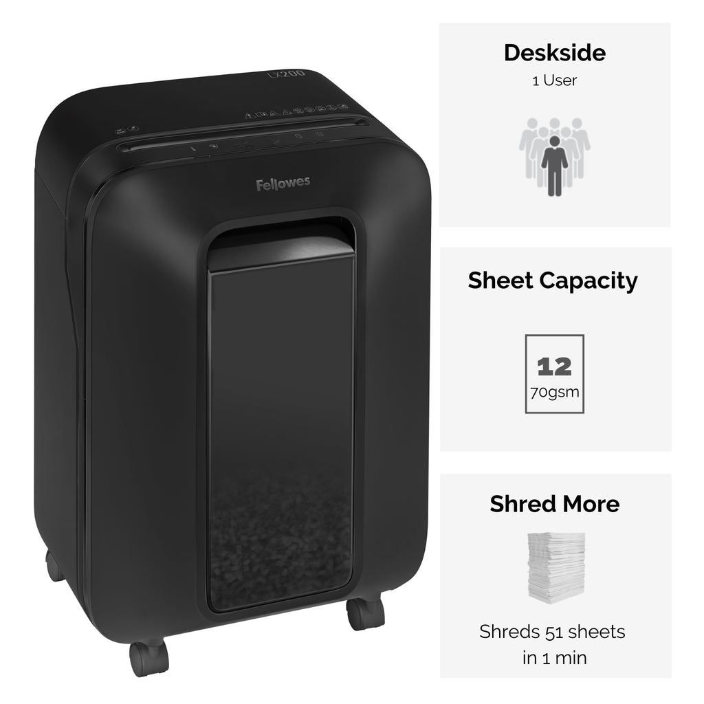 Fellowes Dokumentförstörare LX200