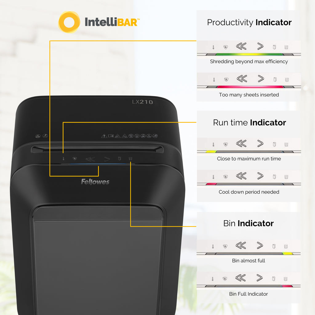Fellowes Dokumentförstörare LX210