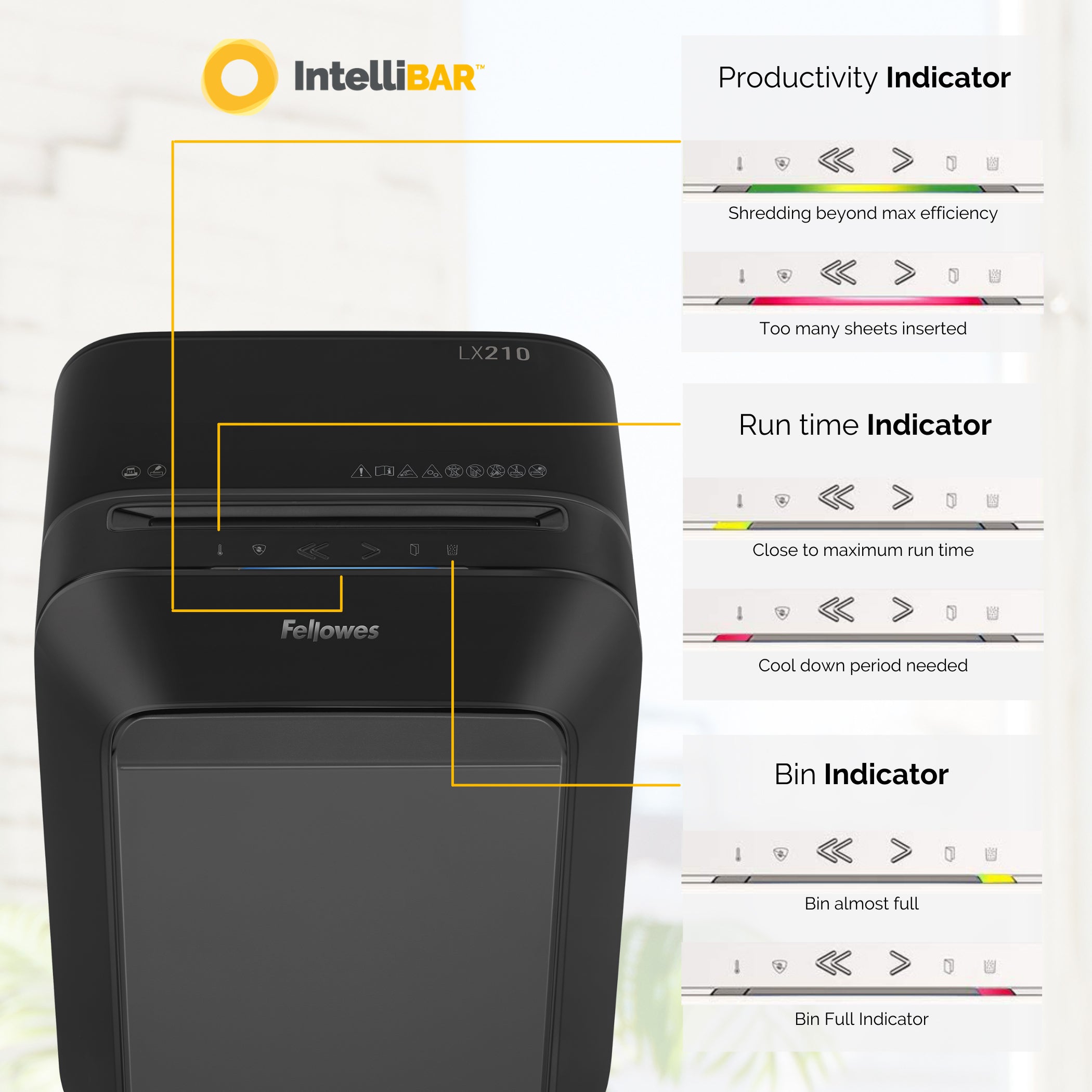 Fellowes Dokumentförstörare LX210
