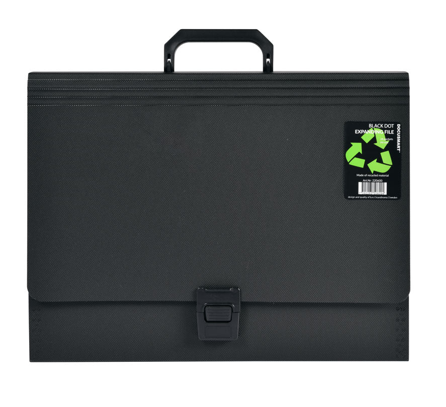 Docusmart Hemmaarkiv A4 PP 24 Fickor Svart