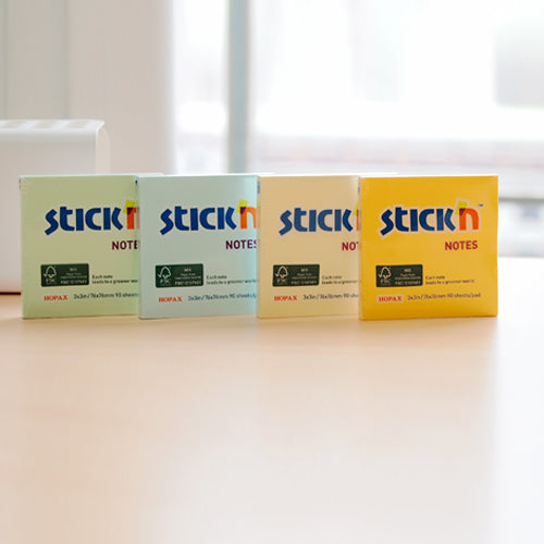 Stick'n Notisblock Gul