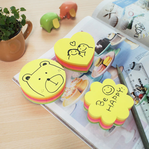Stick'n Notiskub 67 × 67 250 blad Blomma Sorterat Neon