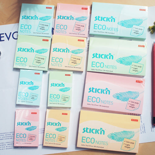 Stick'n Notisblock ECO 100 blad