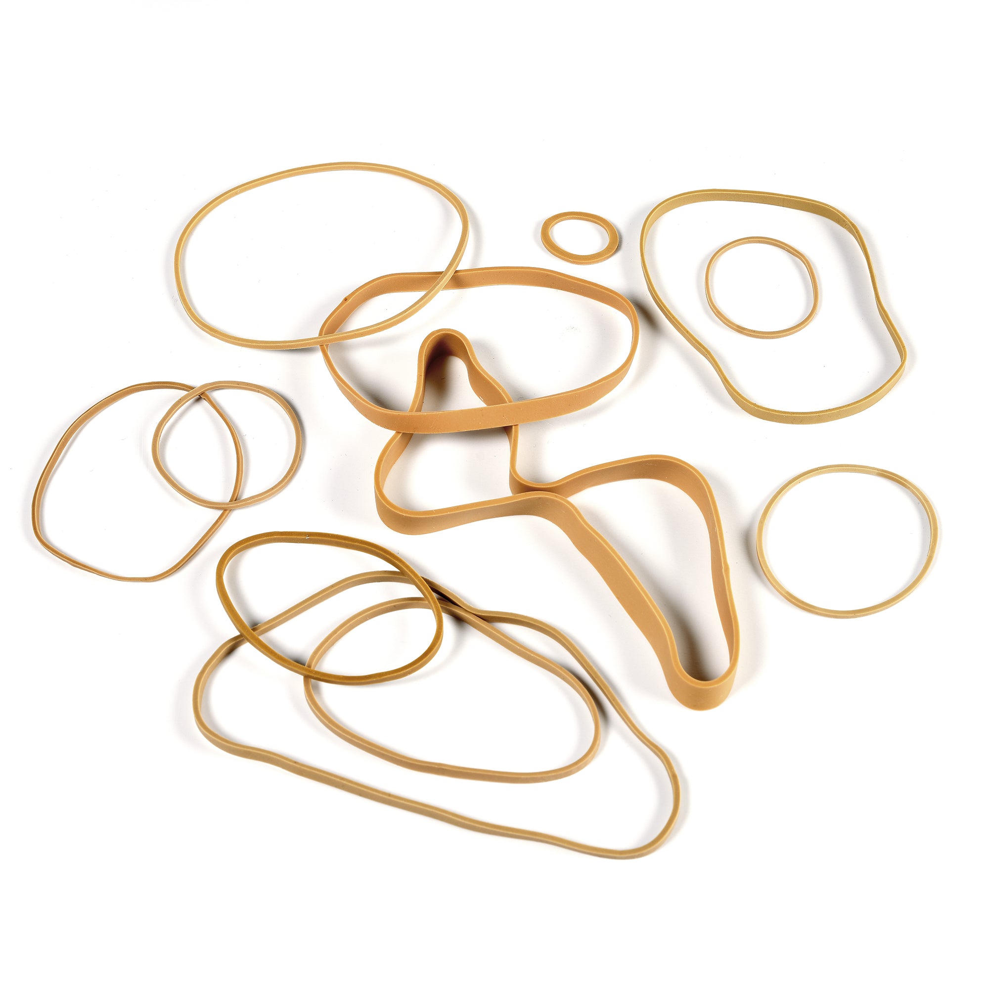 Grippie Gummiband Sorterade Storlekar 100 g