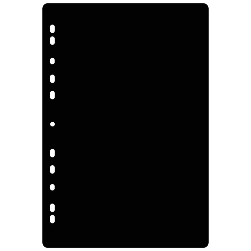 Fotoblad – Svart – A4+ – Antal: 10 ark / Pappersvikt: 170 g