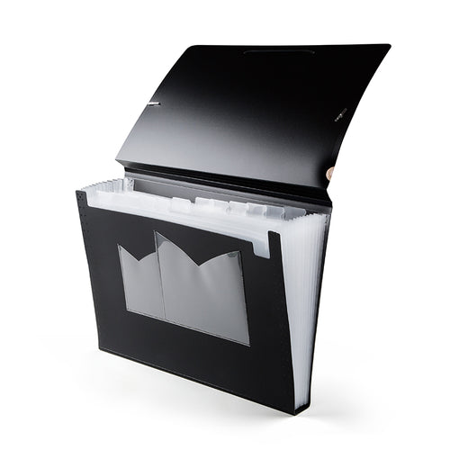 Docusmart Hemmaarkiv A4 PP 13 Fickor Svart
