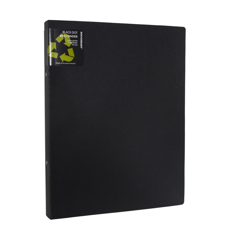 Docusmart Ringpärm BLACK A4 70 mm Svart