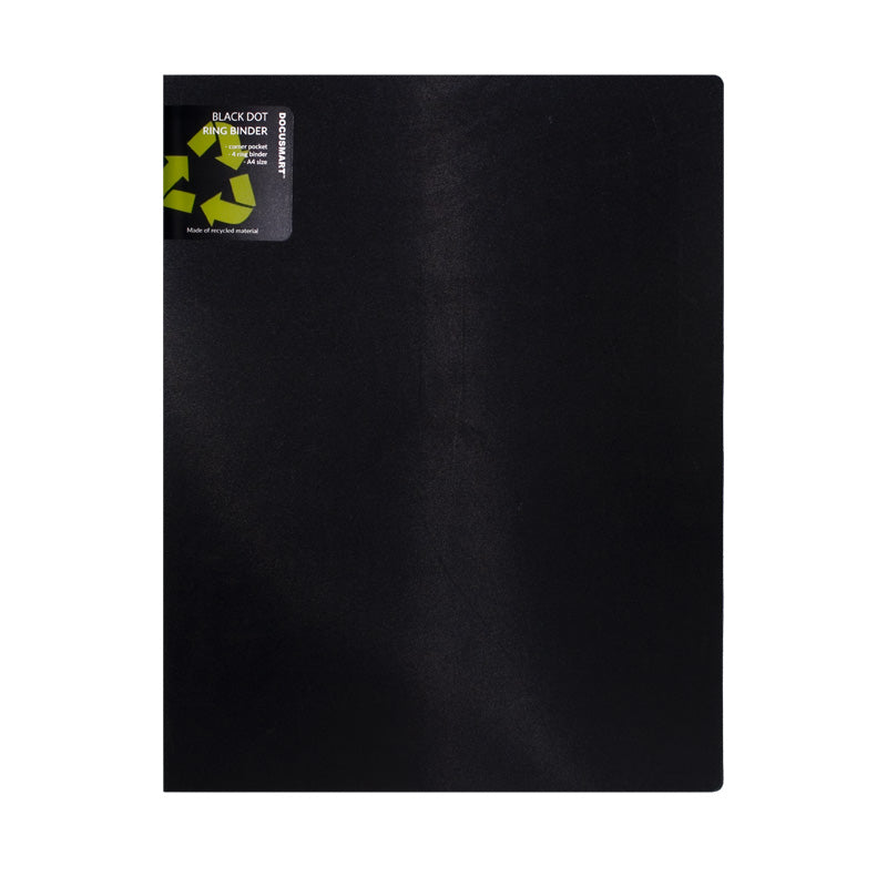 Docusmart Ringpärm BLACK A4 70 mm Svart