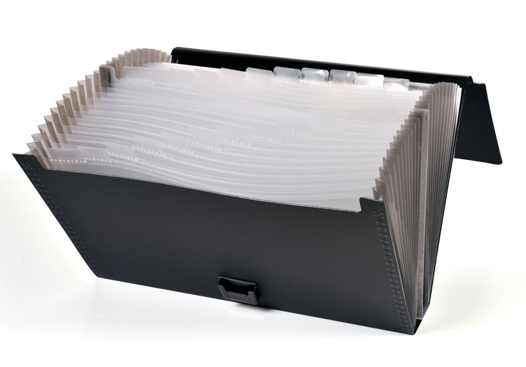 Docusmart Hemmaarkiv A4 PP 24 Fickor Svart
