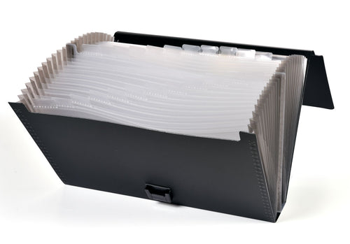 Docusmart Hemmaarkiv A4 PP 24 Fickor Svart