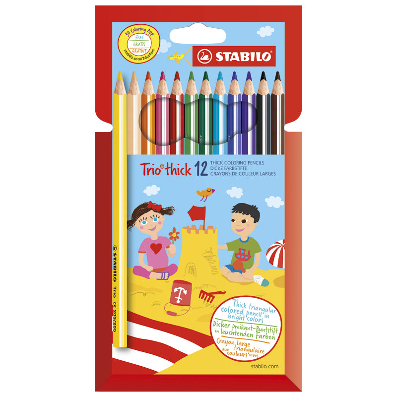 STABILO Trio Thick – 12-pack