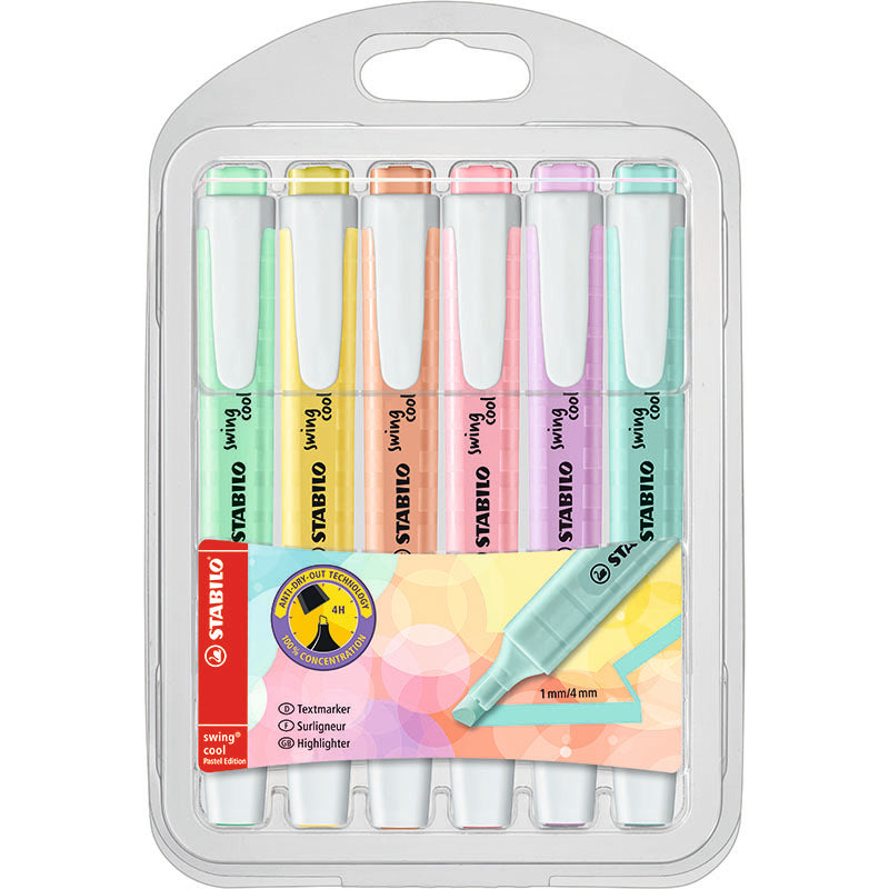 STABILO Swing Cool Pastell 6-pack