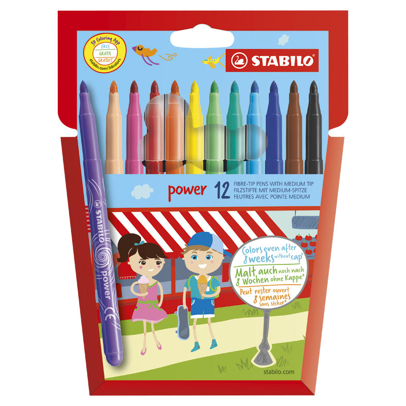 STABILO Power Fiberpenna