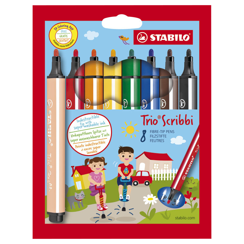 STABILO Scribbi 8-pack