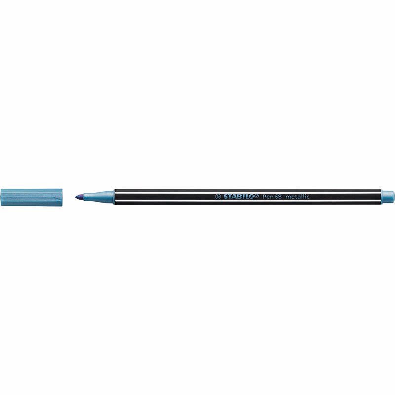 STABILO Pen 68 Metallic – Blå – Standard