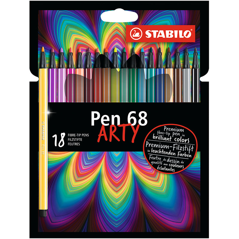 STABILO ARTY Pen 68 18-pack
