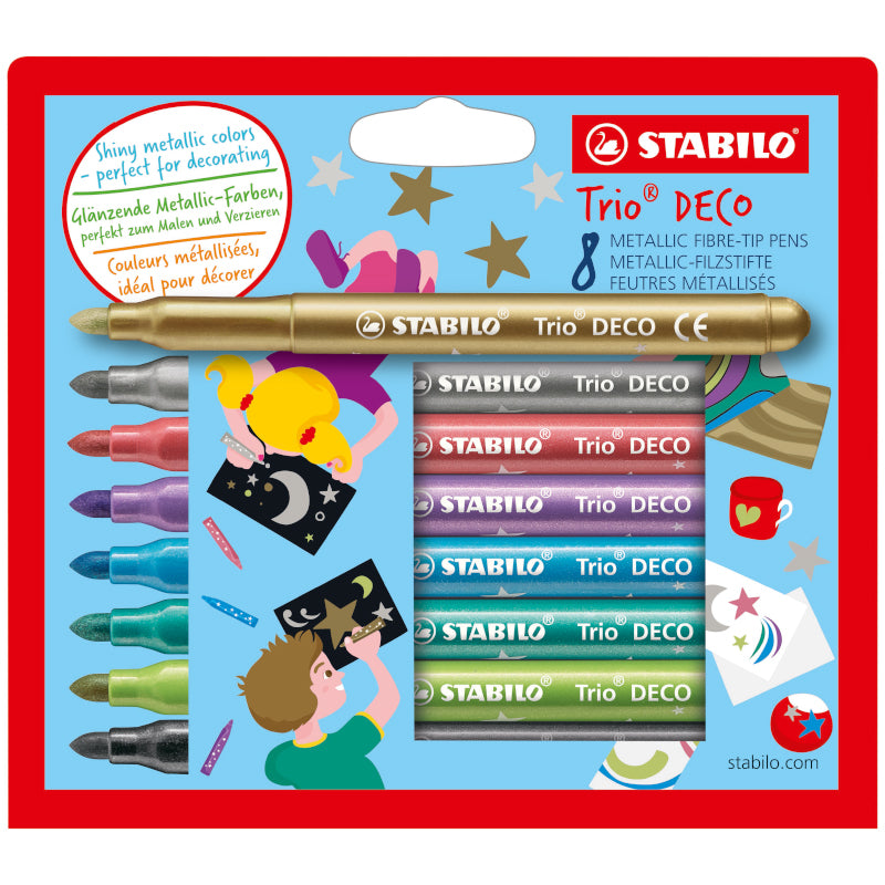 STABILO Trio Deco 8-pack