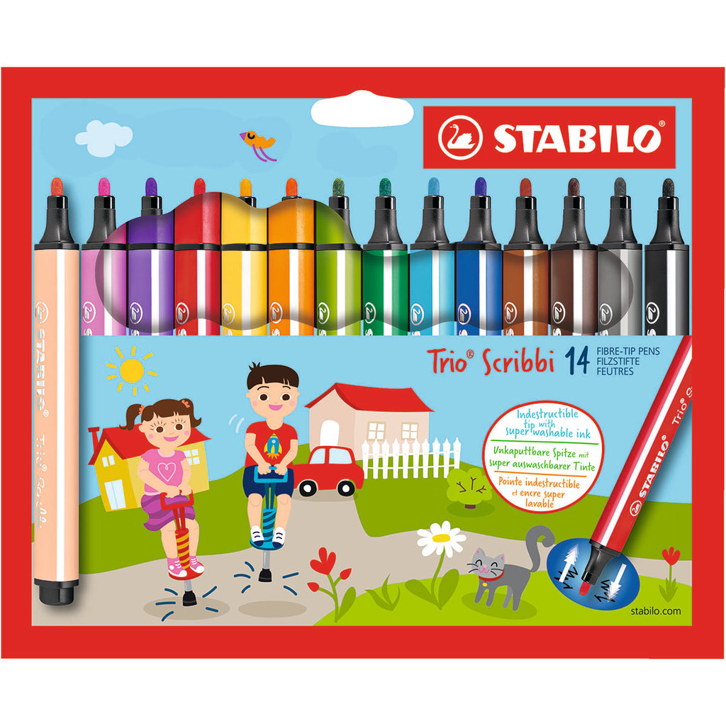 STABILO Trio Scribbi 14-pack