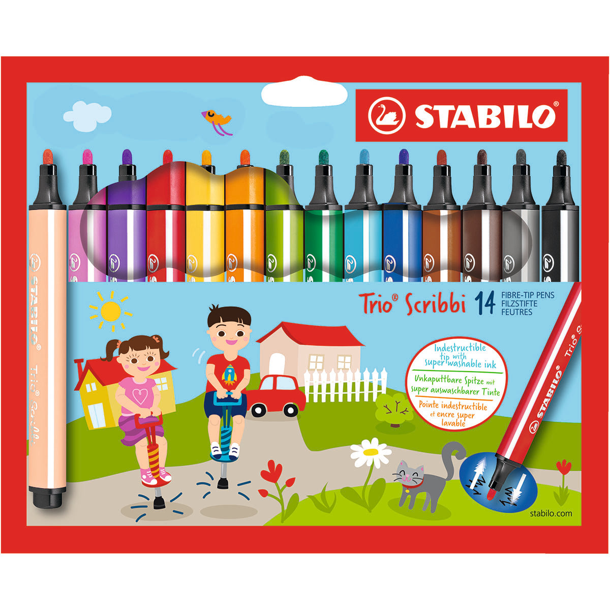STABILO Trio Scribbi 14-pack