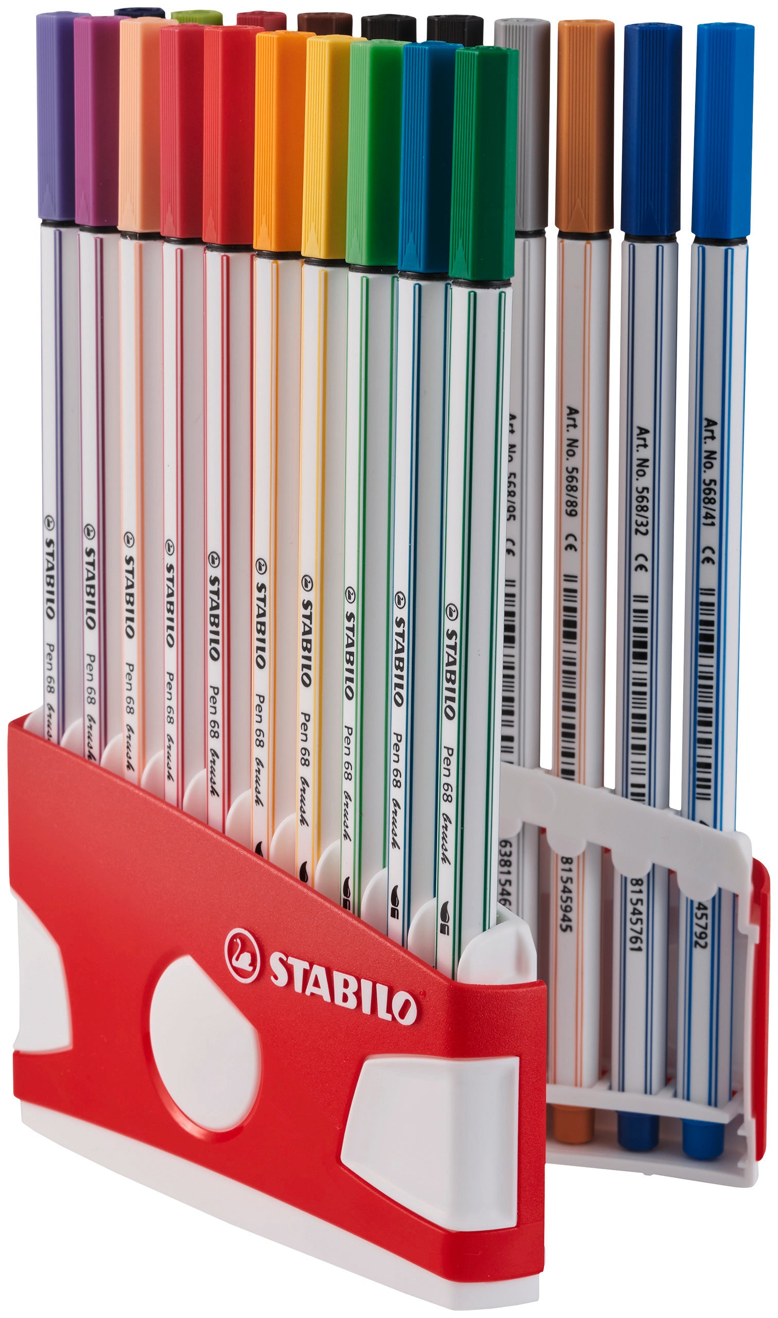 STABILO Pen 68 Brush Color Parade 20-pack