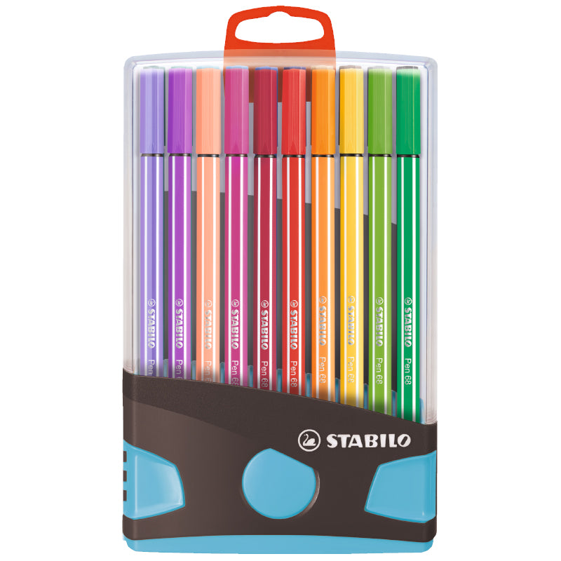 STABILO Pen 68 20-pack Color Parade Blå/Grå