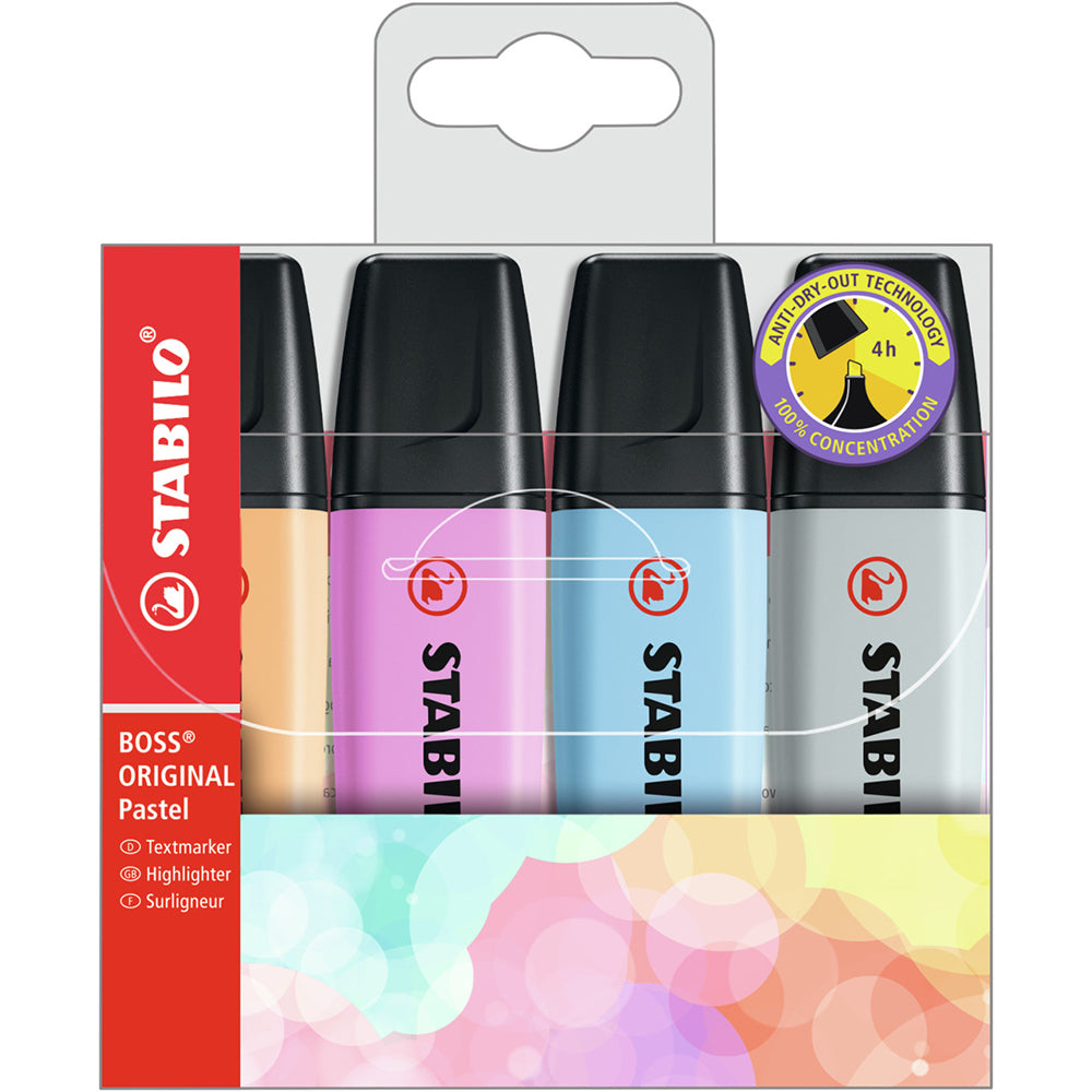 STABILO BOSS ORIGINAL Pastell 4-pack Version 3