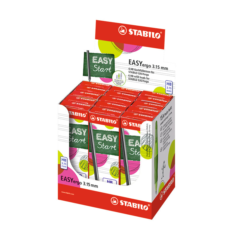STABILO EASYergo Blystift 3,15 HB 6-pack