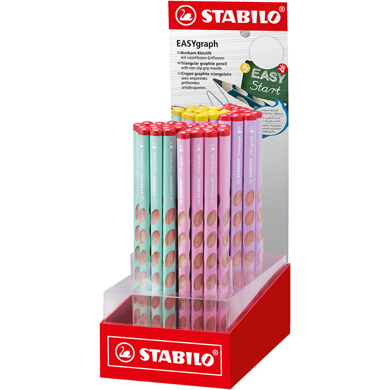 STABILO EASYgraph Pastell Blyertspennor Display 60-pack