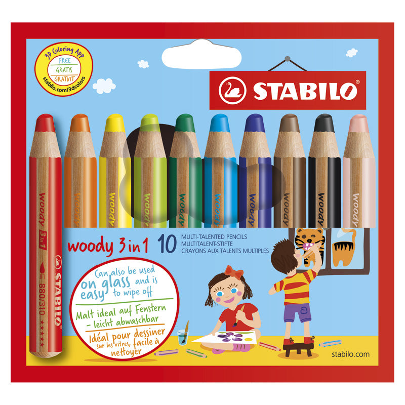 STABILO Woody 10-pack