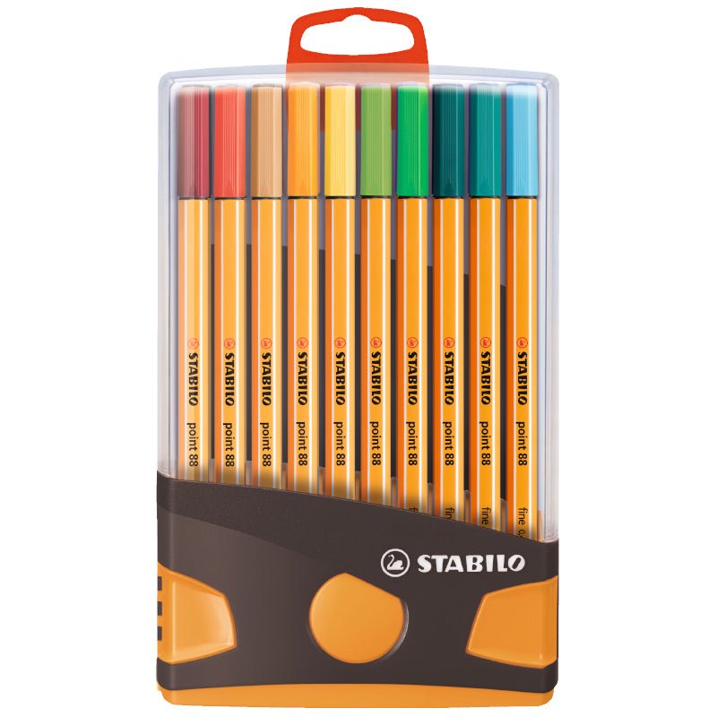 STABILO Point 88 20-pack Color Parade Orange/Grå