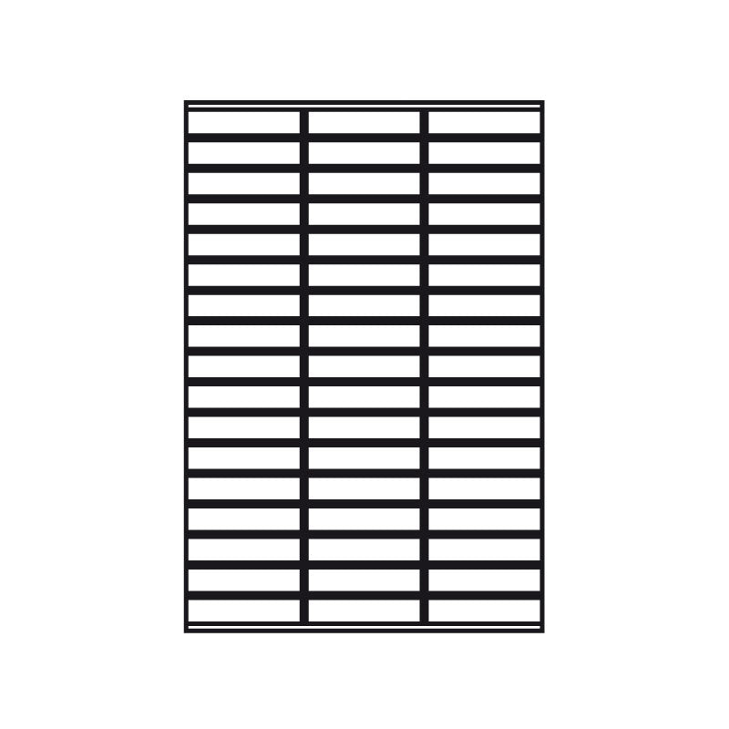 Kopierings & Laseretikett – 70 × 16,9 mm – 100-pack