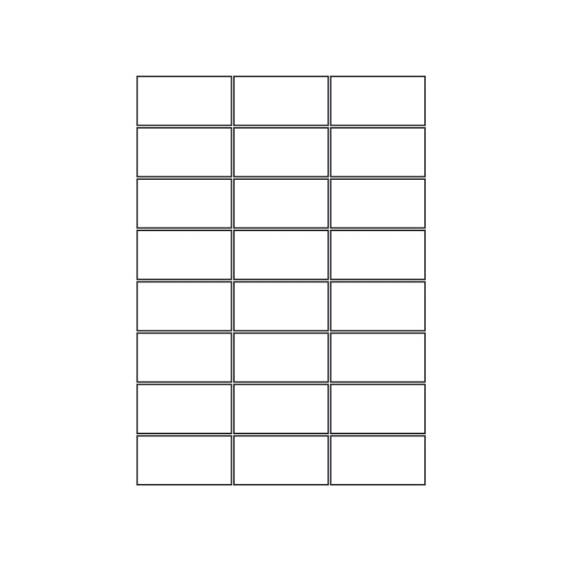 Kopierings & Laseretikett – 70 × 37 mm – 100-pack