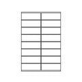 Kopierings & Laseretikett 2 Greppkant – 105 × 36 mm – 100-pack