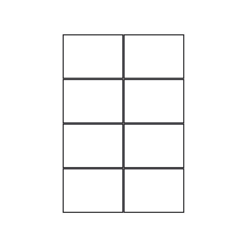 Kopierings & Laseretikett – 105 × 74 mm – 100-pack