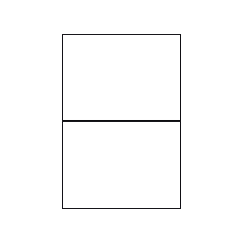 Kopierings & Laseretikett – 210 × 148 mm – 100-pack
