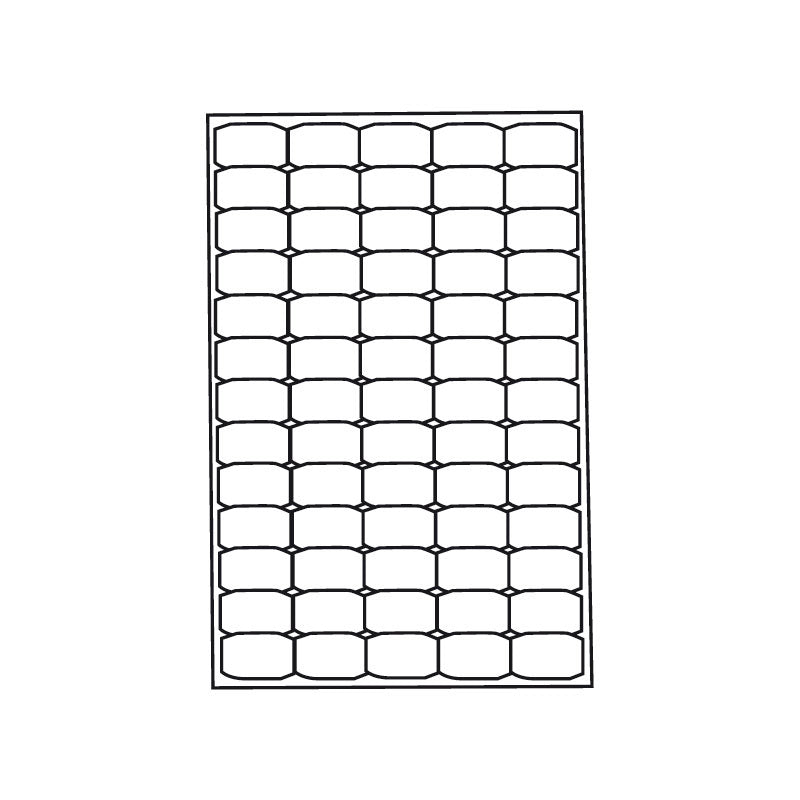 Kopierings & Laseretikett – 38,1 × 21,2 mm – 100-pack
