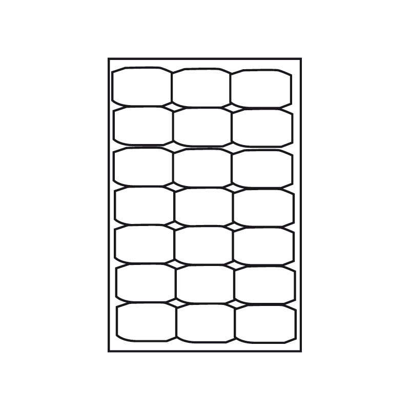 Kopierings & Laseretikett – 63,5 × 38,1 mm – 100-pack