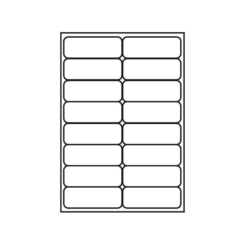 Kopierings & Laseretikett – 99,1 × 33,9 mm – 100-pack