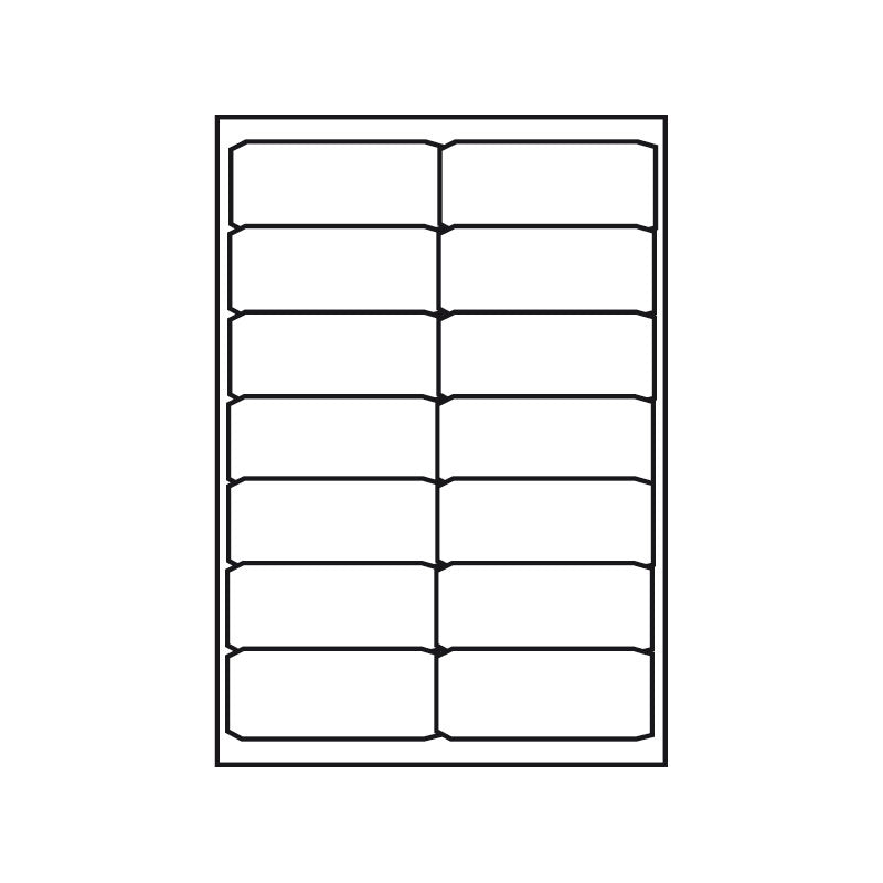 Kopierings & Laseretikett – 99,1 × 38,1 mm – 100-pack
