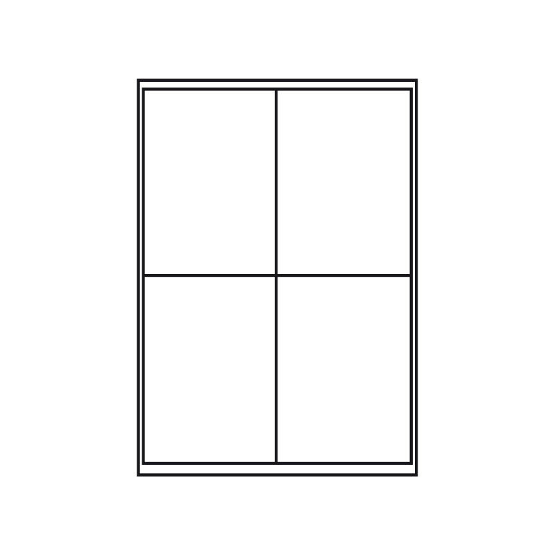 Kopierings & Laseretikett – 99,1 × 139 mm – 100-pack