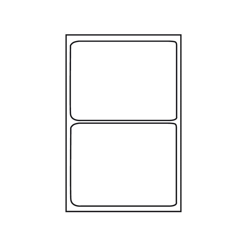 Kopierings & Laseretikett – 199,6 × 143,5 mm – 100-pack