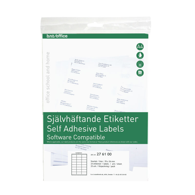 Kopierings & Laseretikett 2 Greppkant